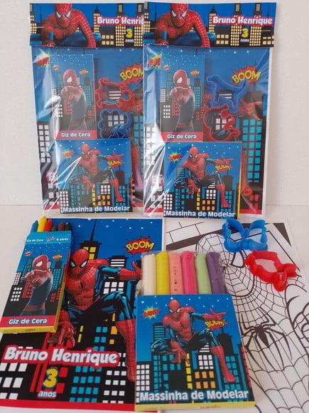 Kit Colorir Homem Aranha