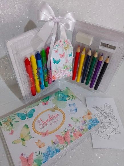 Kit Colorir Jardim das Borboletas