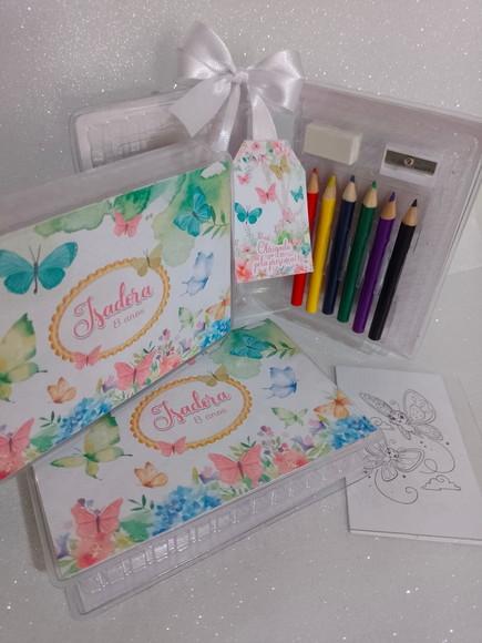 Kit Colorir Jardim das Borboletas