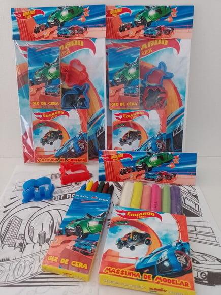 Kit Colorir Hot Wheels