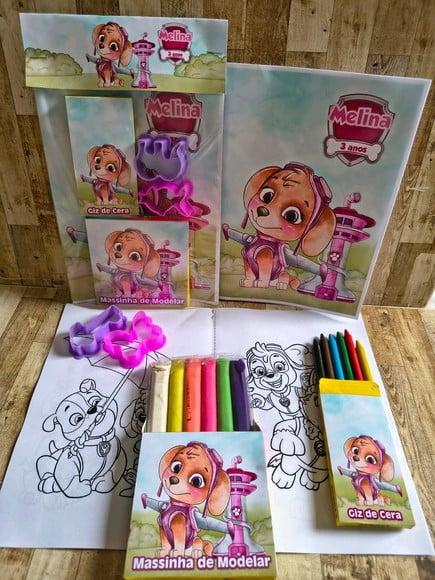 Kit Colorir Patrulha Canina