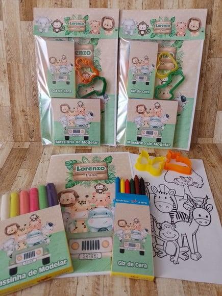 Kit Colorir Safari