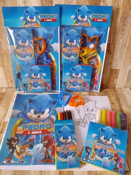 Kit Colorir Sonic