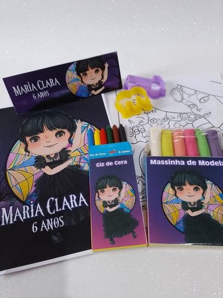 Kit Colorir Wandinha