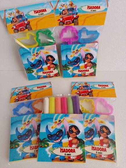 Massinha de Modelar com Cortadores Lilo e Stitch