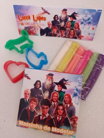 Massinha de Modelar com Cortadores Harry Potter