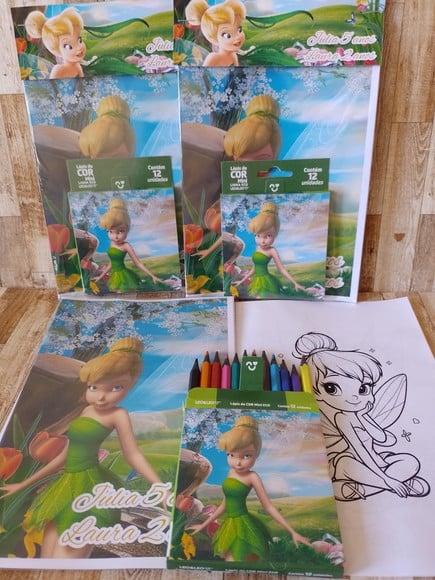 Revista de Colorir com Lápis de Cor Sininho