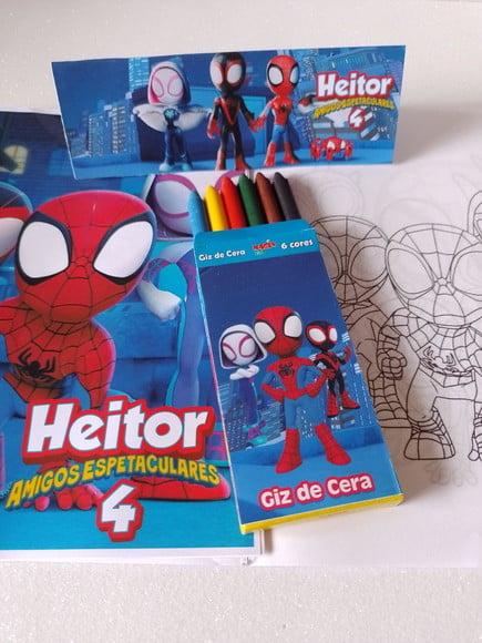 Revista de Colorir Spidey e Seus Amigos Espetaculares