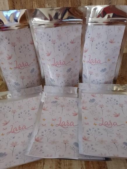 Saquinho Zip Lock Personalizado Floral