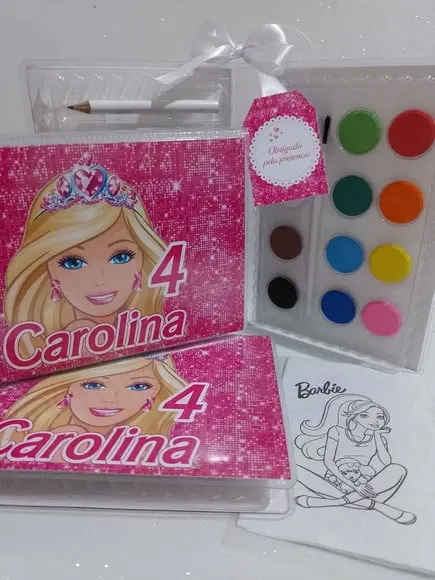 Estojo de Colorir Barbie