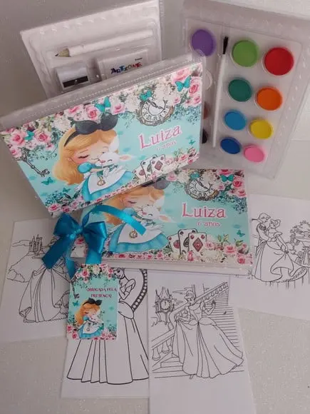 Estojo de Colorir Alice no País das Maravilhas