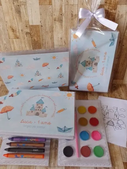 Estojo de Colorir Aquarela