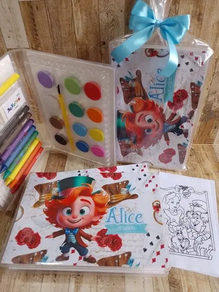 Estojo de Colorir Chapeleiro Maluco
