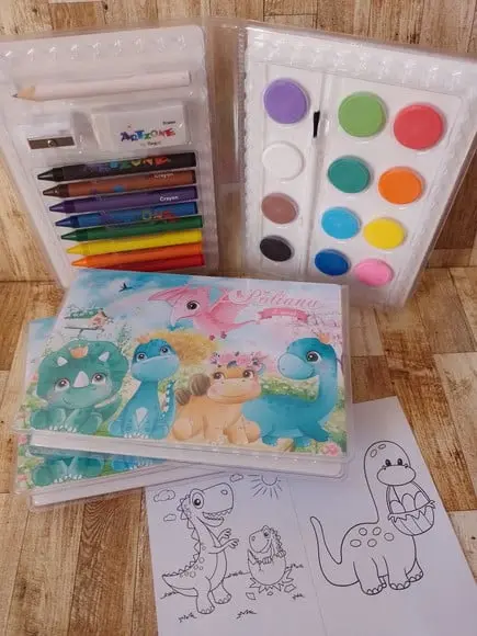 Estojo de Colorir Dino Baby