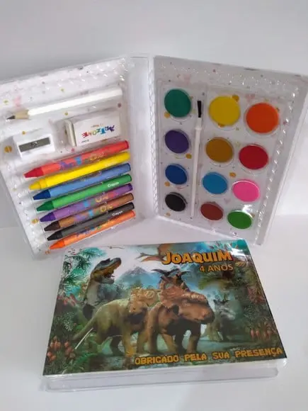 Estojo de Colorir Dinossauro
