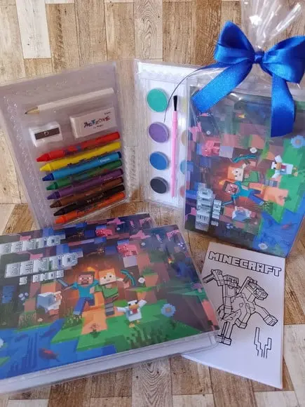 Estojo de Colorir Minecraft