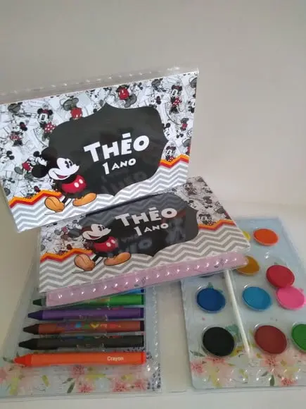 Estojo de Colorir Mickey