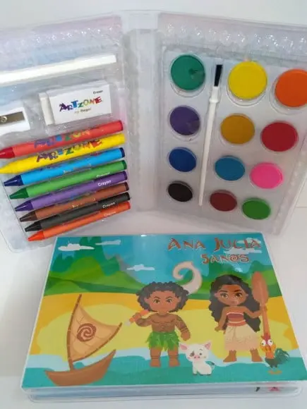 Estojo de Colorir Moana