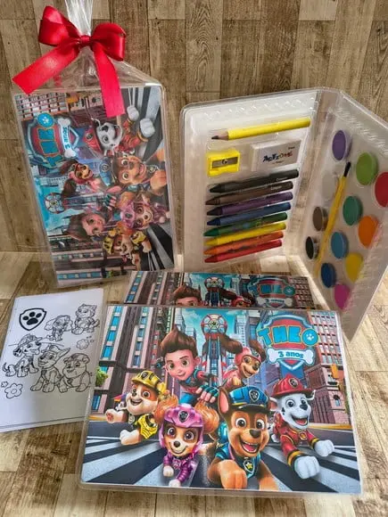 Estojo de Colorir Patrulha Canina
