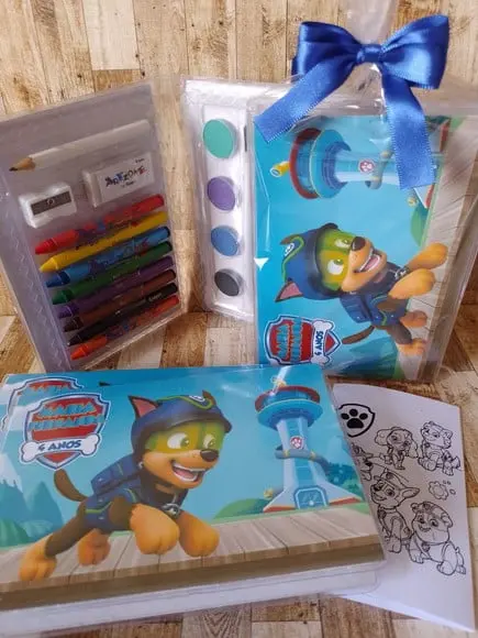 Estojo de Colorir Patrulha Canina