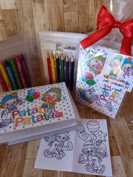 Estojo de Colorir Patati Patata