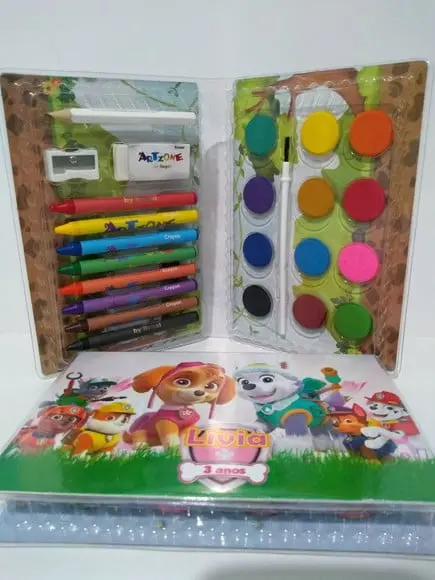 Estojo de Colorir Patrulha Canina