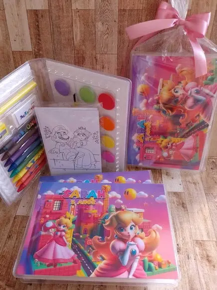 Estojo de Colorir Princesa Peach