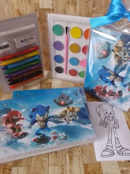 Estojo de Colorir Sonic