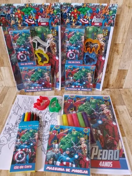 Kit Colorir Avengers