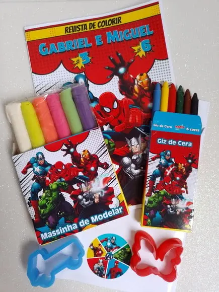 Kit Colorir Avengers