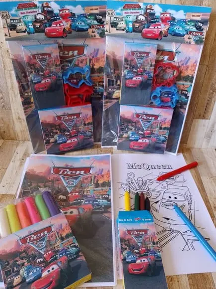 Kit Colorir Cars