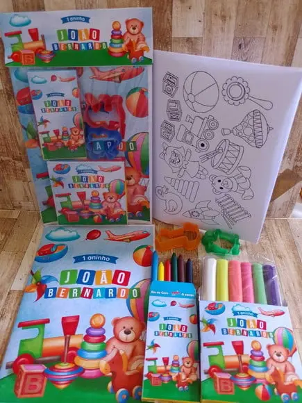 Kit Colorir Brinquedos