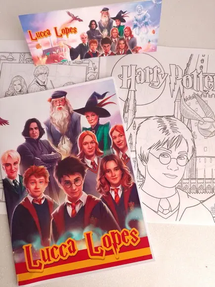 Kit Colorir Harry Potter