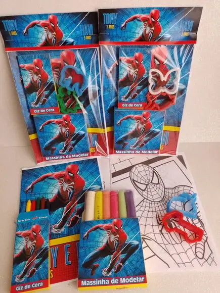 Kit Colorir Homem Aranha