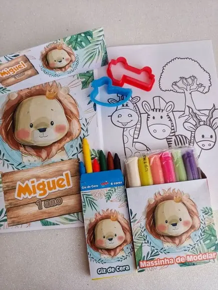 Kit Colorir Leãozinho