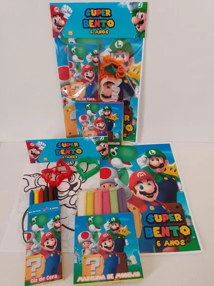 Kit Colorir Mario Bros