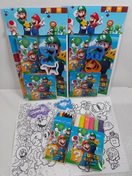Kit Colorir Mario Bros