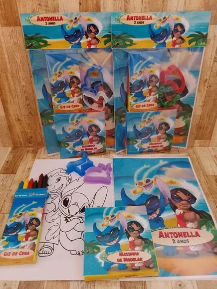 Kit Colorir Lilo e Stick