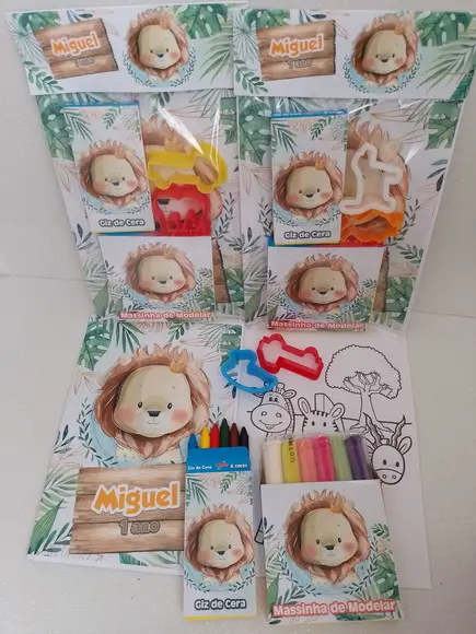 Kit Colorir Leãozinho