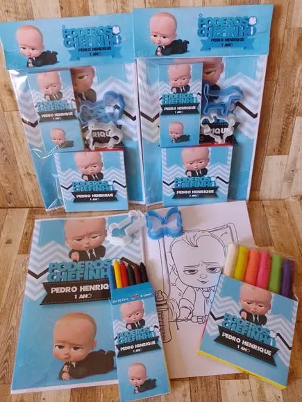 Kit Colorir o Poderoso Chefinho