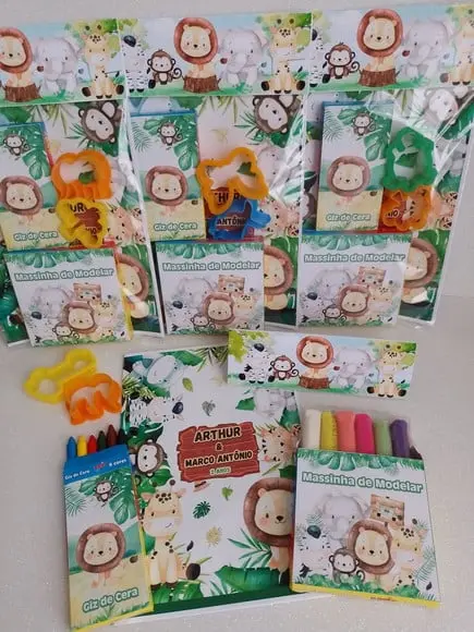 Kit Colorir Safari