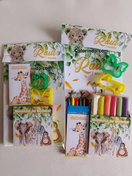 Kit Colorir Safari