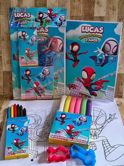 Kit Colorir Spidey e Seus Amigos Espetaculares