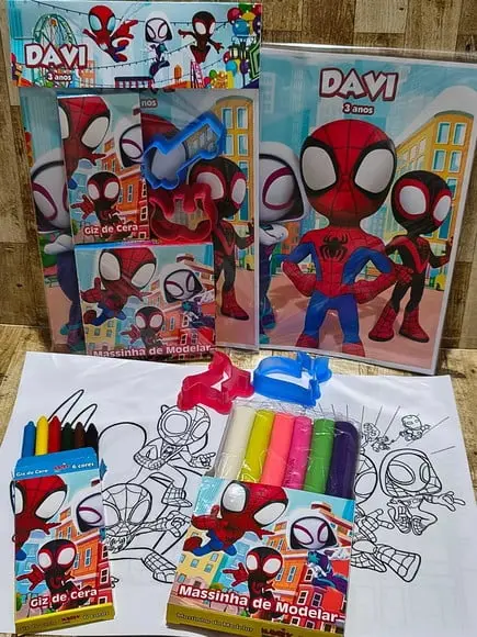 Kit Colorir Spidey e Seus Amigos Espetaculares