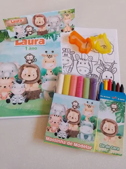 Kit Colorir Safari Verde