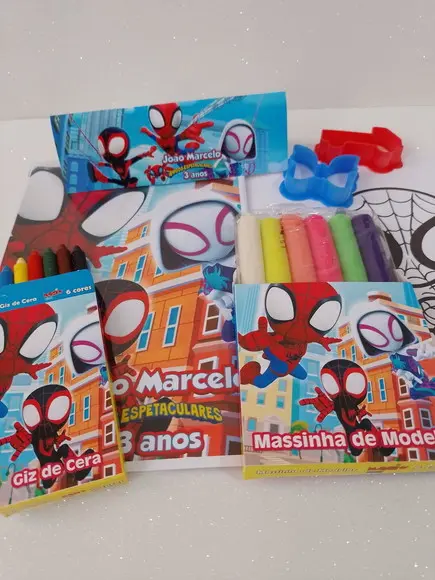 Kit Colorir Spidey e Seus Amigos Espetaculares