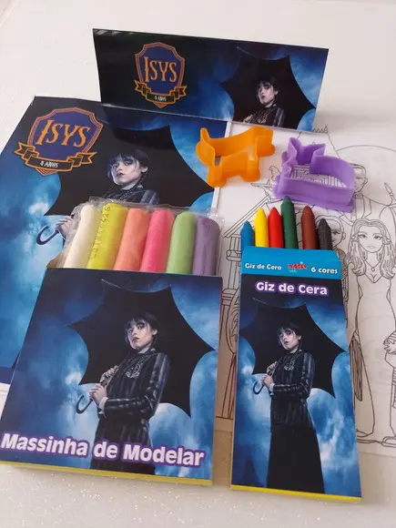 Kit Colorir Wandinha