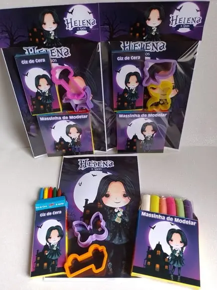 Kit Colorir Wandinha