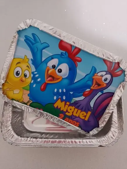 Marmitinha Personalizada Galinha Pintadinha