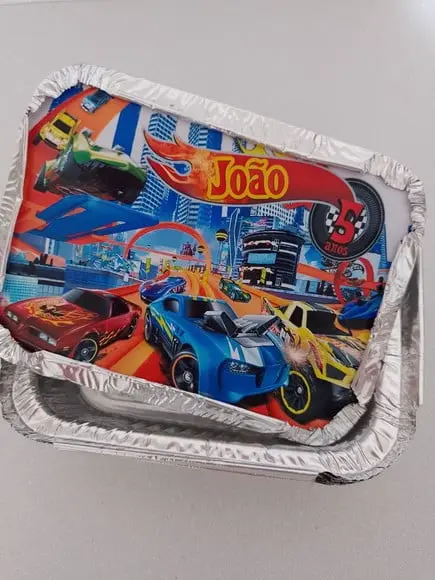 Marmitinha Personalizada Hot Wheels